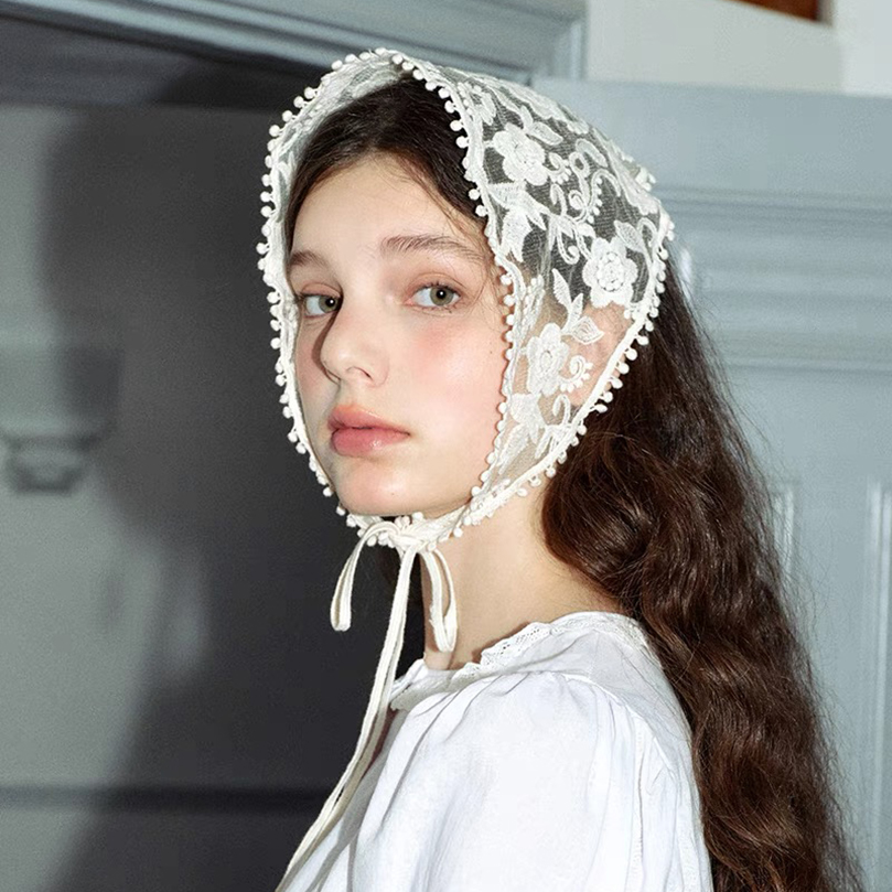 Lenço de cabelo de renda flora - Travel Accessories Aesthetic avaliação e preço