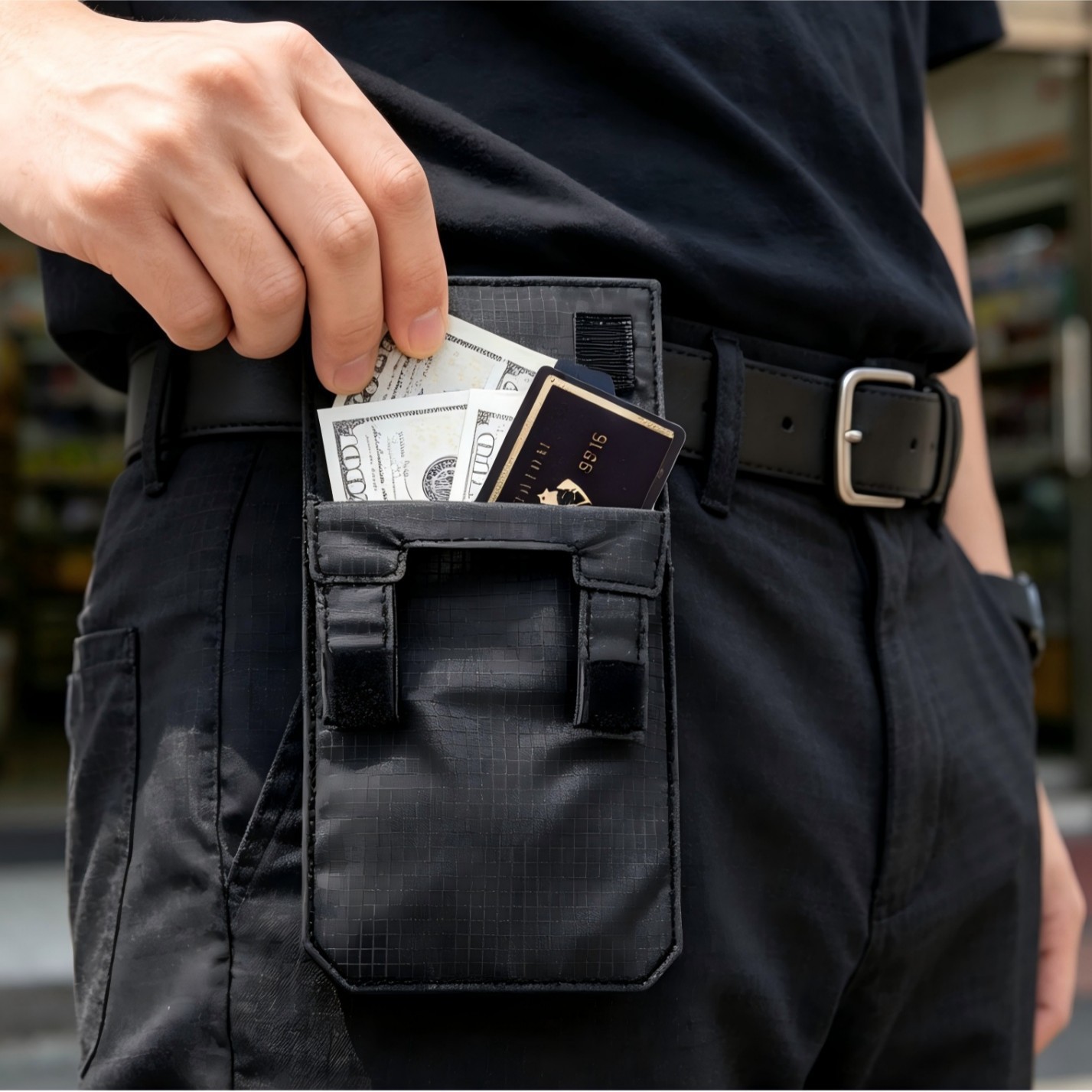 Cinto de cintura discreto para - Travel Accessories Wallet avaliação e preço